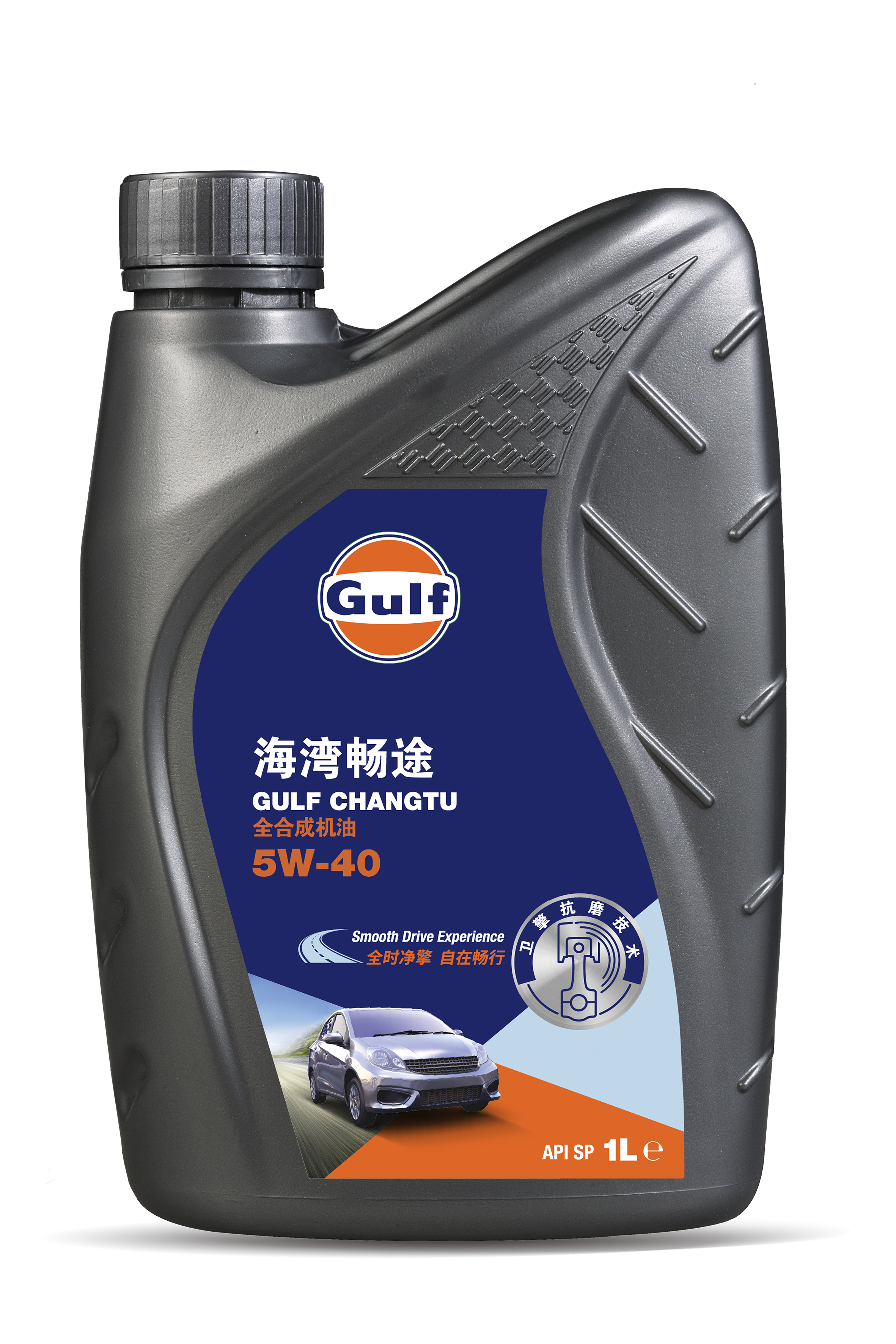 海湾畅途全合成机油 5W-40 1L